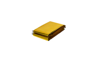 Rettungsdecke gold/silber

PET Folie im Schlauchbeutel

Größe ca. 210 cm x 160 cm

Unterverpackt mit jeweils 25 Stück im Polybag

Schützt vor Kälte und Hitze, Sonneinstrahlung und Nässe.
